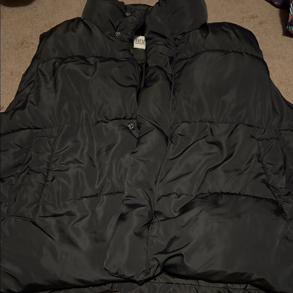 Urban Outfitters Black Puffer Vest